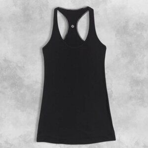 COPY - Lululemon Racerback Tank Top Stretch Breathable Hip Length Black Women's…